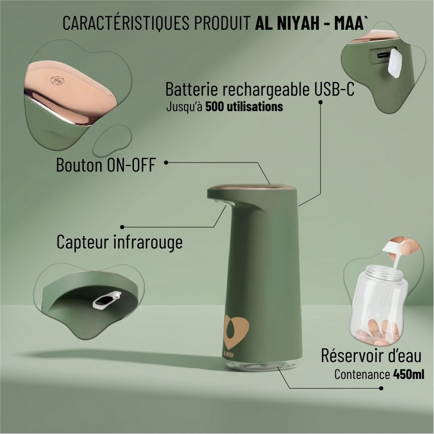 Dispositif d'aides aux ablutions Maa`