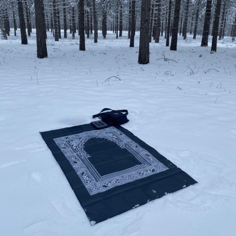 Tapis prière de poche